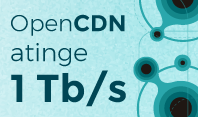 OpenCDN atinge marca de 1 Tb/s de tráfego total