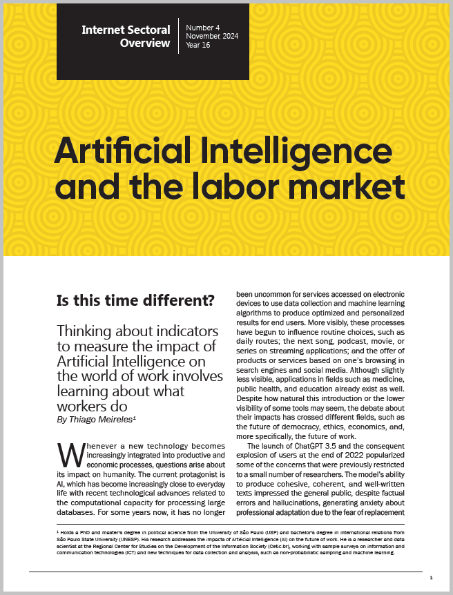 Year XVI - N. 4 - Artificial Intelligence and the labor market