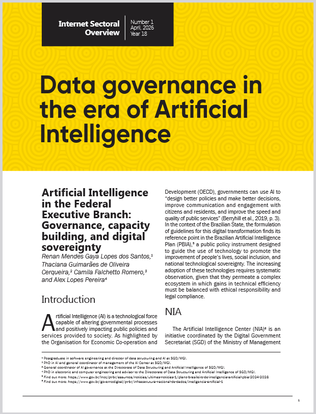 Ano XVIII - N. 1 - Governança de dados na era da Inteligência Artificial